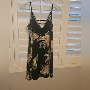 Small black tropical dress from Emery Rose
